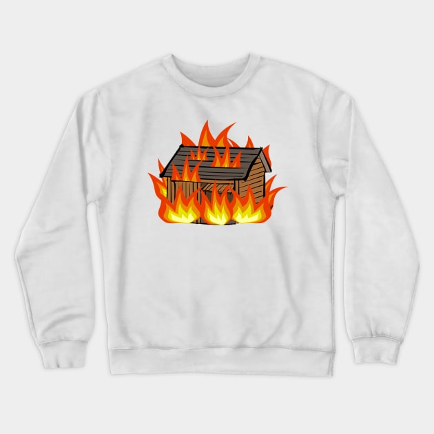 Someone burned down my she shed - State Farm Commercial Crewneck Sweatshirt by tziggles